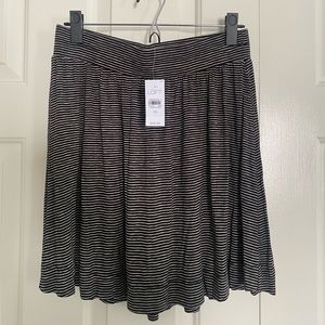 Loft casual striped skirt NWT